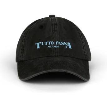 Pica Pica Curved Brim Tutto Passa Black Adjustable Cap