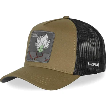 Capslab Zamasu DBS8 ZAMB Dragon Ball Green Trucker Hat