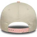 new-era-curved-brim-youth-spongebob-squarepants-and-patrick-star-9forty-beige-and-pink-snapback-cap