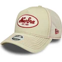 new-era-women-9forty-m-crown-a-frame-beige-trucker-hat