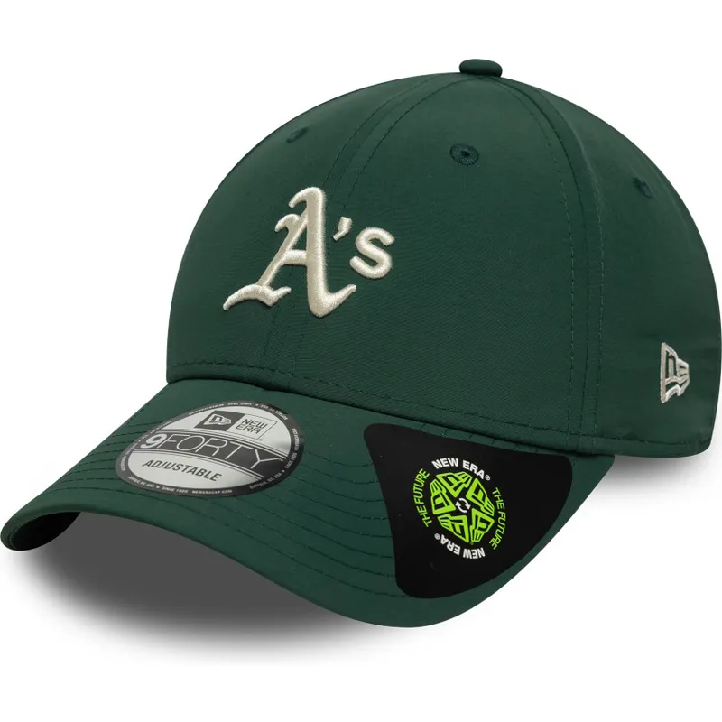 new-era-curved-brim-9forty-recycled-midi-oakland-athletics-mlb-green-adjustable-cap