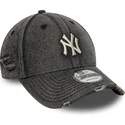 new-era-curved-brim-9forty-acid-wash-denim-new-york-yankees-mlb-black-adjustable-cap