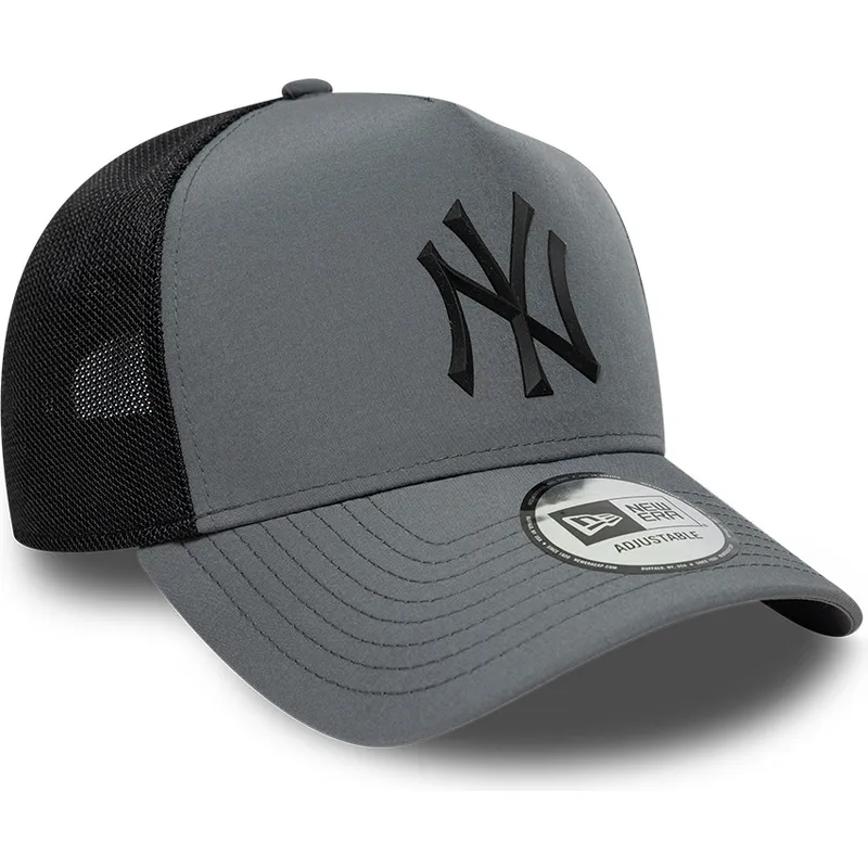 new-era-black-logo-a-frame-sport-new-york-yankees-mlb-grey-trucker-hat