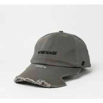 Homenage Curved Brim Haute Merchandising The 90s Dark Grey Adjustable Cap