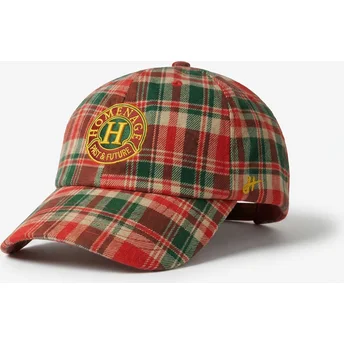 Homenage Curved Brim Plaid Resort Sport The 90s Multicolor Adjustable Cap