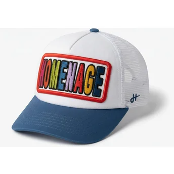 Homenage Childhood Fun The Trucker Blue Trucker Hat