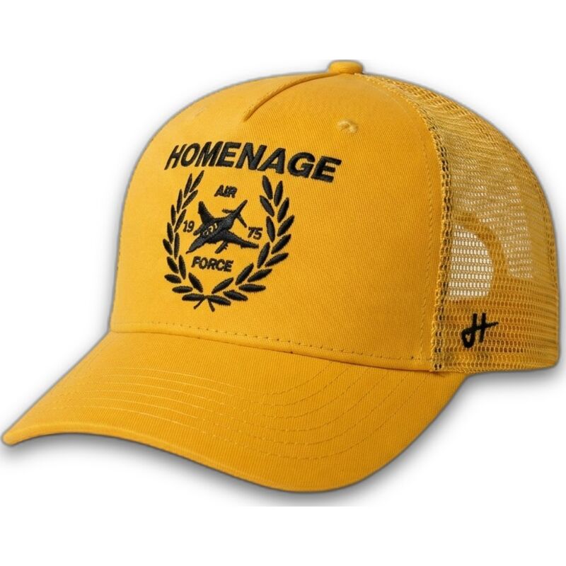 homenage-jet-military-surplus-the-trucker-yellow-trucker-hat