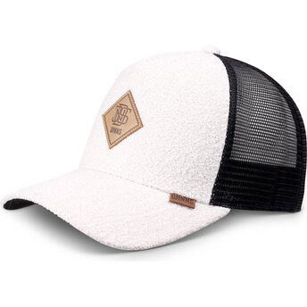 Djinns HFT KnobFab Beige and Black Trucker Hat