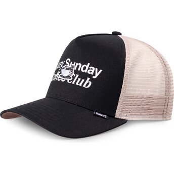 Djinns HFT Guy in a Cup Black and Beige Trucker Hat
