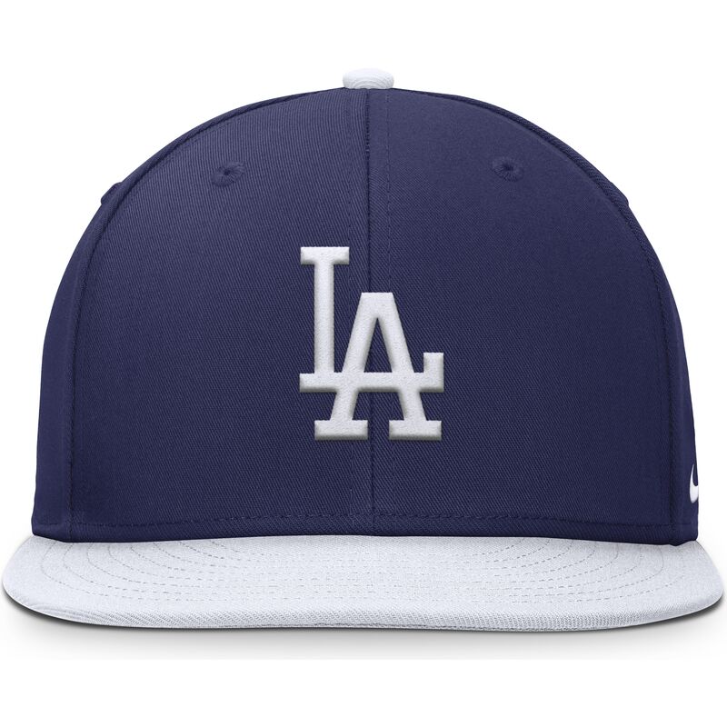 nike-flat-brim-youth-dri-fit-pro-structured-square-bill-los-angeles-dodgers-mlb-blue-and-white-snapback-cap