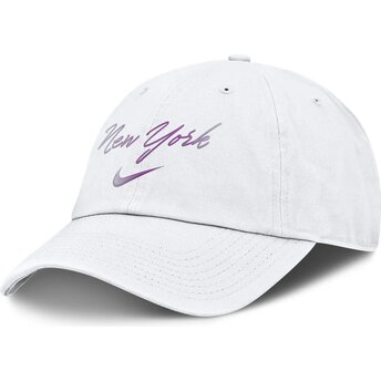 Nike Curved Brim Mothers Day Club Unstructured Organic Cotton New York Yankees MLB White Adjustable Cap
