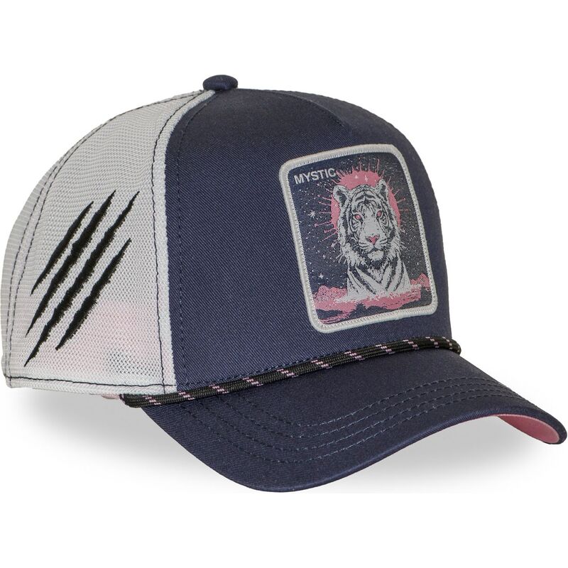 capslab-tiger-bea3-mysb-beasts-navy-blue-and-white-trucker-hat capslab-tiger-bea3-mysb-beasts-navy-blue-and-white-trucker-hat
