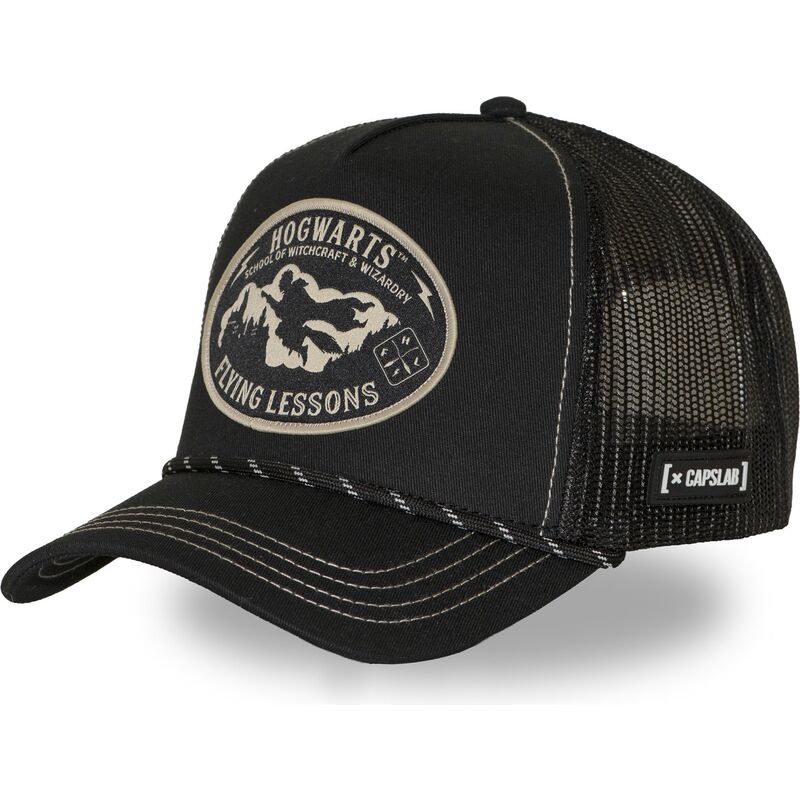 capslab-hp4-fly1b-harry-potter-black-trucker-hat capslab-hp4-fly1b-harry-potter-black-trucker-hat