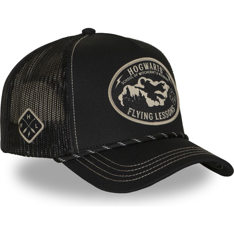 capslab-hp4-fly1b-harry-potter-black-trucker-hat capslab-hp4-fly1b-harry-potter-black-trucker-hat