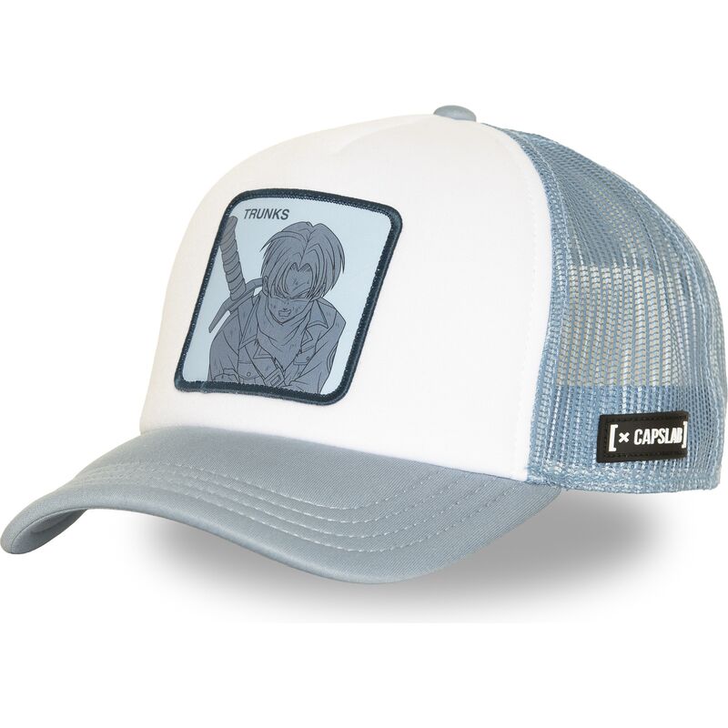 Capslab Trunks DBS8 TRUB Dragon Ball Blue and White Trucker Hat
