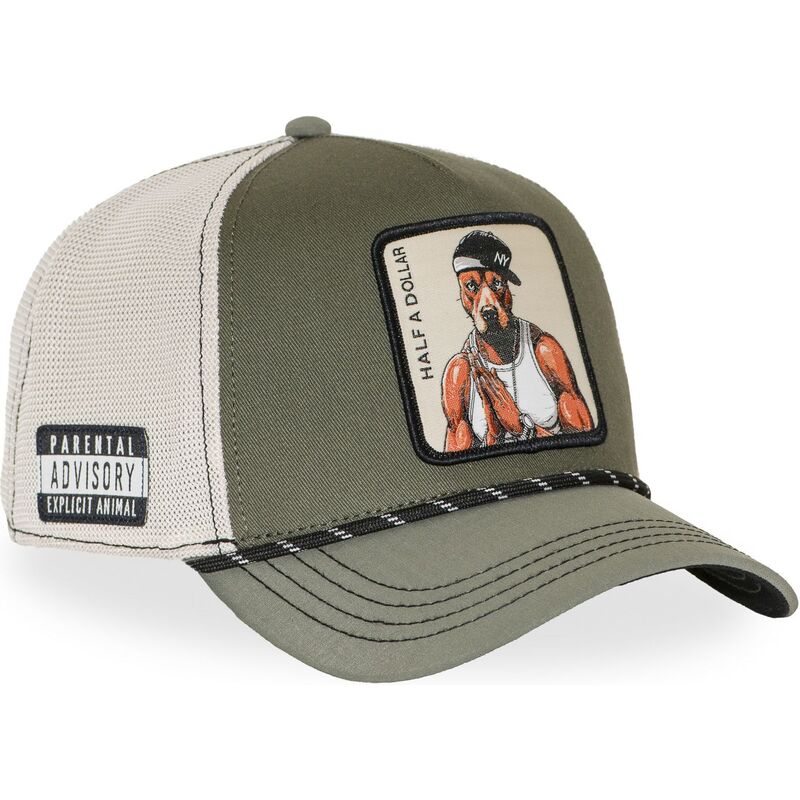 capslab-half-a-dollar-hip-halfb-hip-hop-dogz-green-trucker-hat