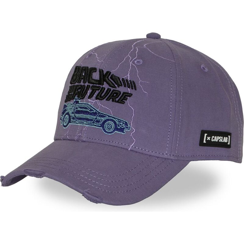 capslab-curved-brim-dmc-delorean-clbtf1-btfb-back-to-the-future-purple-snapback-cap
