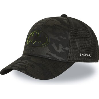 Capslab Batman DC11 LOGB DC Comics Camouflage and Black Trucker Hat