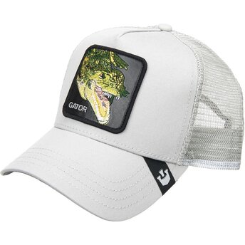 Goorin Bros. Crocodile Gator Swamp Monster Core Combo The Farm Grey Trucker Hat
