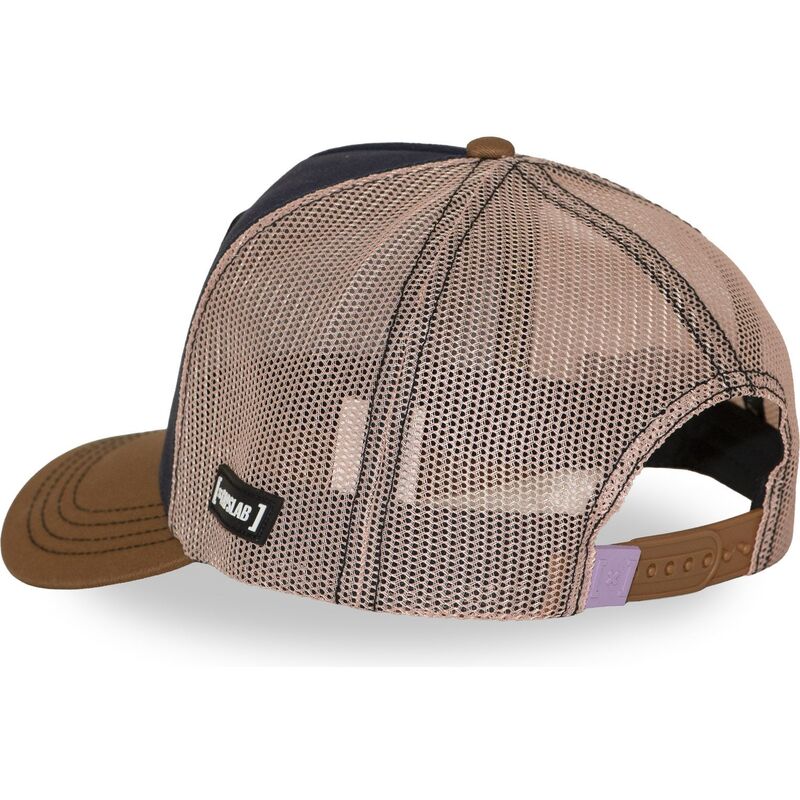 capslab-wile-e-coyote-loo13-wilb-looney-tunes-navy-blue-and-brown-trucker-hat capslab-wile-e-coyote-loo13-wilb-looney-tunes-navy-blue-and-brown-trucker-hat
