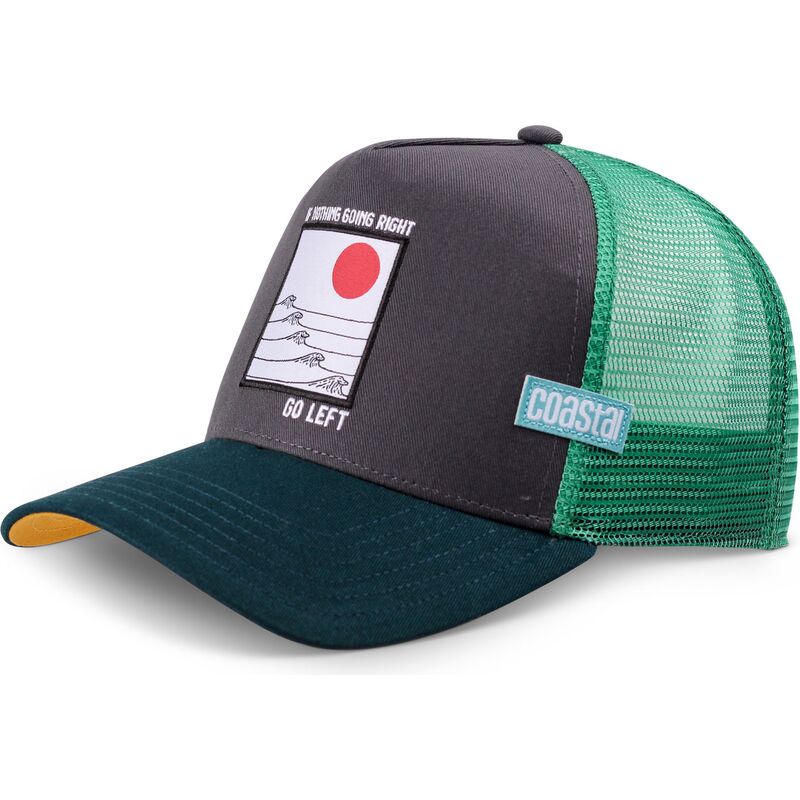 coastal-go-left-hft-green-trucker-hat