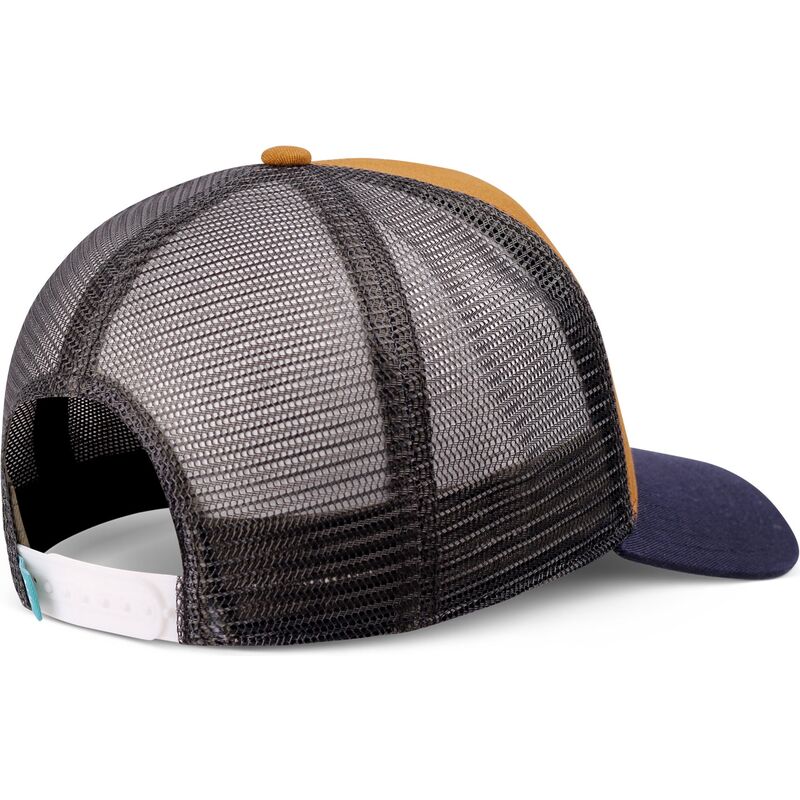 coastal-shark-die-wet-hft-brown-and-navy-blue-trucker-hat coastal-shark-die-wet-hft-brown-and-navy-blue-trucker-hat