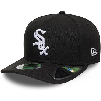 New Era Curved Brim 9SEVENTY Stretch Snap Player Replica Chicago White Sox MLB Black Snapback Cap
