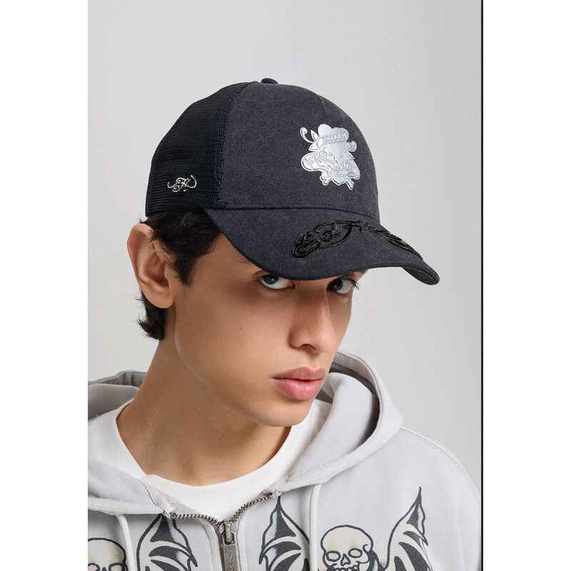 ed-hardy-love-kills-slowly-washed-black-trucker-hat ed-hardy-love-kills-slowly-washed-black-trucker-hat