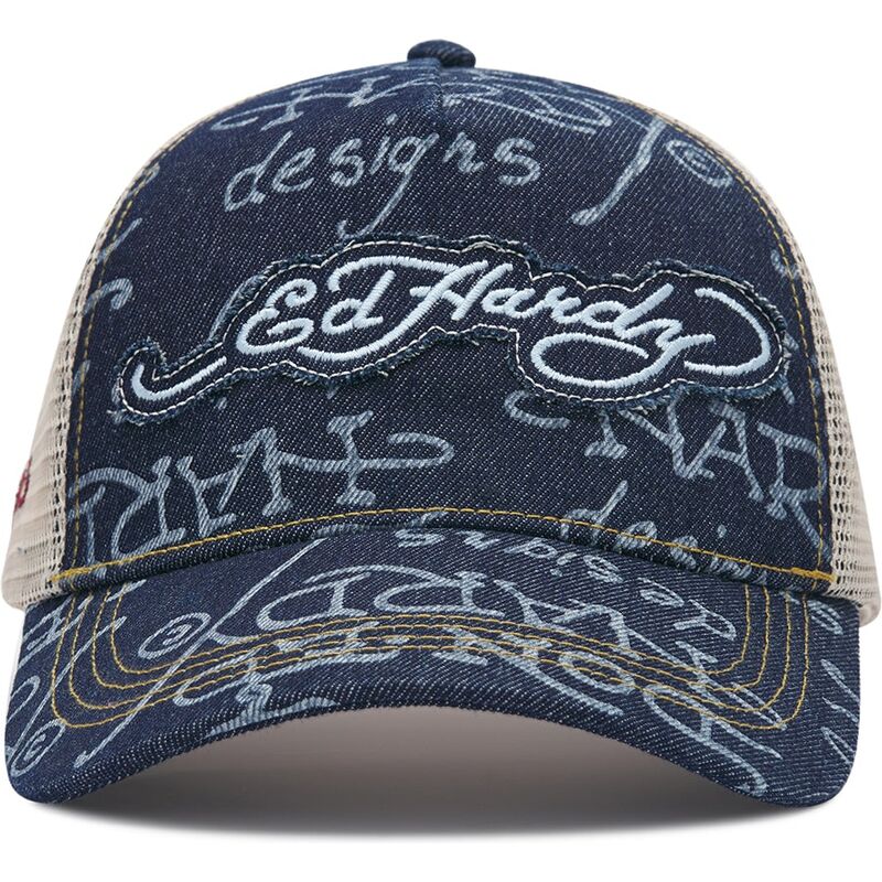 ed-hardy-don-denim-navy-blue-and-beige-trucker-hat