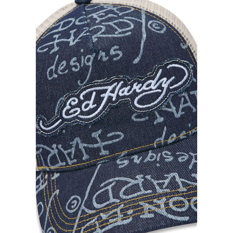 ed-hardy-don-denim-navy-blue-and-beige-trucker-hat