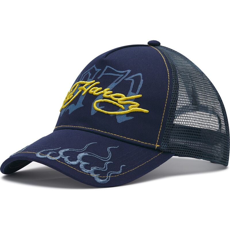 ed-hardy-1971-navy-blue-and-yellow-trucker-hat ed-hardy-1971-navy-blue-and-yellow-trucker-hat