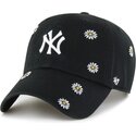 47-brand-curved-brim-youth-clean-up-scatter-new-york-yankees-mlb-black-adjustable-cap