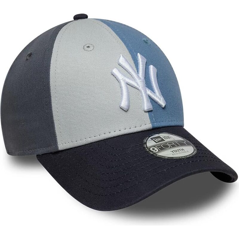 new-era-curved-brim-youth-9forty-colourblock-new-york-yankees-mlb-multicolor-adjustable-cap