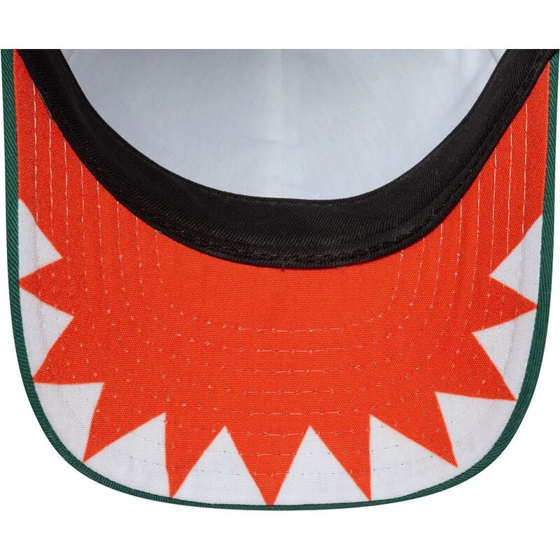 new-era-curved-brim-youth-9forty-dino-face-green-snapback-cap new-era-curved-brim-youth-9forty-dino-face-green-snapback-cap