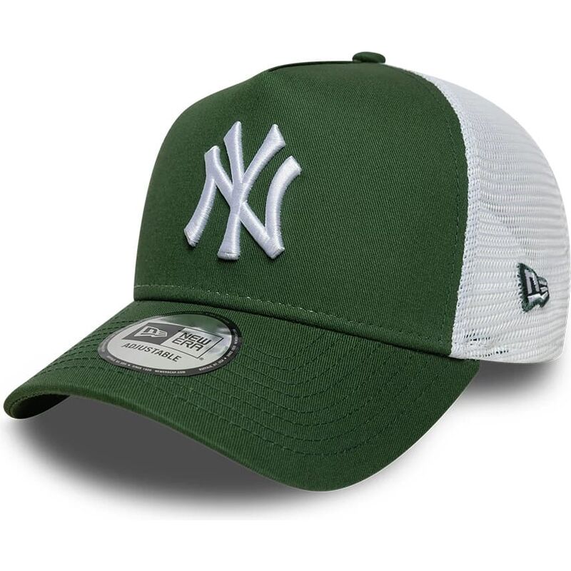 new-era-a-frame-league-essential-new-york-yankees-mlb-green-and-white-trucker-hat new-era-a-frame-league-essential-new-york-yankees-mlb-green-and-white-trucker-hat