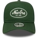 new-era-a-frame-oval-patch-foam-green-trucker-hat