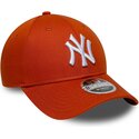 new-era-curved-brim-9forty-m-crown-new-york-yankees-mlb-orange-snapback-cap