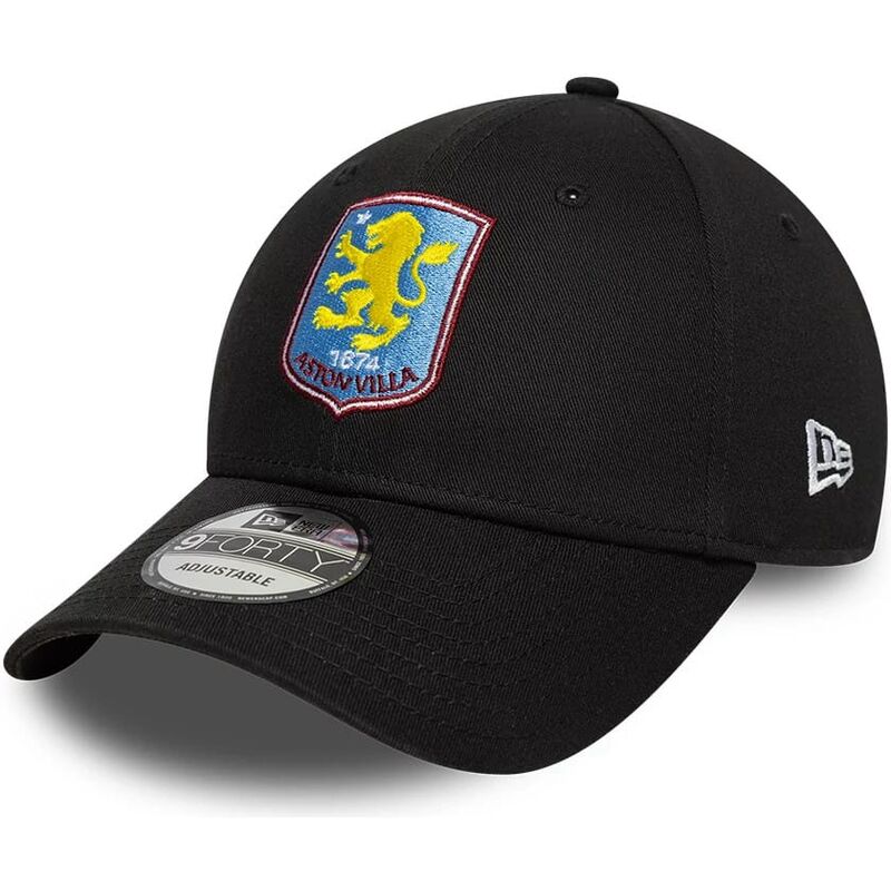 new-era-curved-brim-9forty-core-aston-villa-football-club-premier-league-black-adjustable-cap new-era-curved-brim-9forty-core-aston-villa-football-club-premier-league-black-adjustable-cap