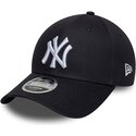 new-era-curved-brim-9forty-m-crown-side-script-new-york-yankees-mlb-navy-blue-snapback-cap