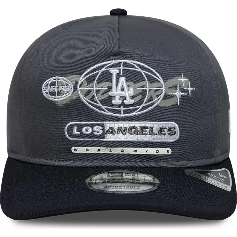 new-era-curved-brim-19twenty-graphic-los-angeles-dodgers-mlb-grey-and-navy-blue-snapback-cap new-era-curved-brim-19twenty-graphic-los-angeles-dodgers-mlb-grey-and-navy-blue-snapback-cap