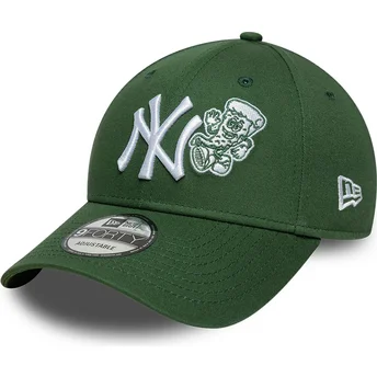New Era Curved Brim 9FORTY Food Icon New York Yankees MLB Green Adjustable Cap