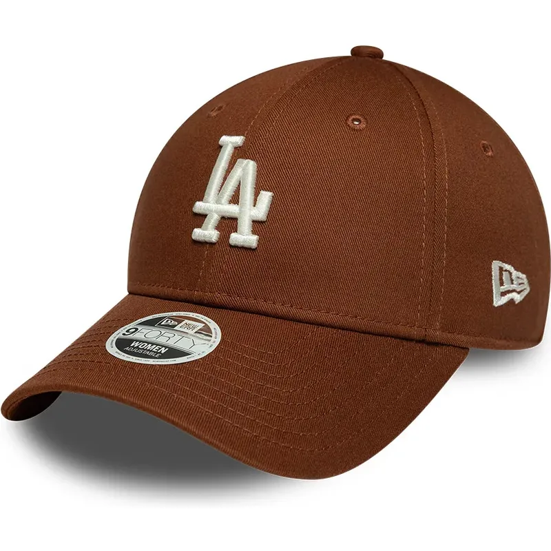 new-era-curved-brim-women-9forty-league-essential-midi-los-angeles-dodgers-mlb-brown-adjustable-cap new-era-curved-brim-women-9forty-league-essential-midi-los-angeles-dodgers-mlb-brown-adjustable-cap