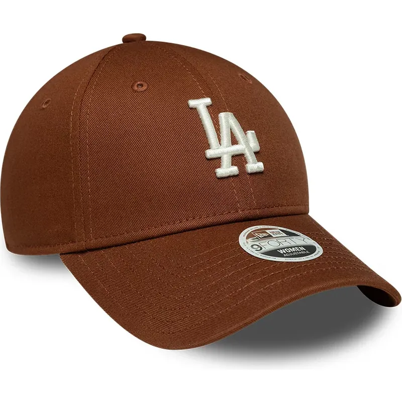 new-era-curved-brim-women-9forty-league-essential-midi-los-angeles-dodgers-mlb-brown-adjustable-cap new-era-curved-brim-women-9forty-league-essential-midi-los-angeles-dodgers-mlb-brown-adjustable-cap