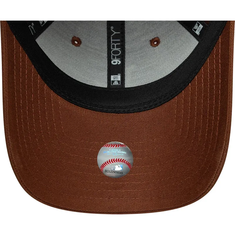 new-era-curved-brim-women-9forty-league-essential-midi-los-angeles-dodgers-mlb-brown-adjustable-cap new-era-curved-brim-women-9forty-league-essential-midi-los-angeles-dodgers-mlb-brown-adjustable-cap