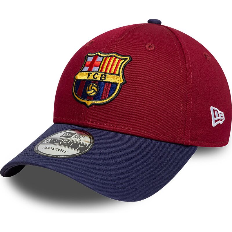 new-era-curved-brim-9forty-contrast-fc-barcelona-laliga-red-and-navy-blue-adjustable-cap new-era-curved-brim-9forty-contrast-fc-barcelona-laliga-red-and-navy-blue-adjustable-cap