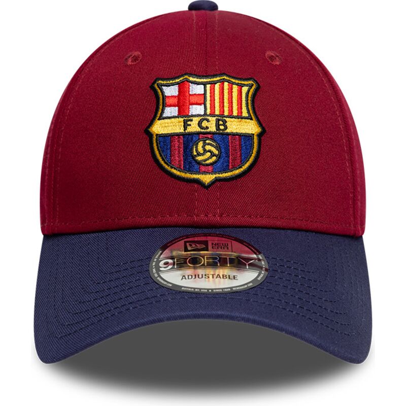 new-era-curved-brim-9forty-contrast-fc-barcelona-laliga-red-and-navy-blue-adjustable-cap new-era-curved-brim-9forty-contrast-fc-barcelona-laliga-red-and-navy-blue-adjustable-cap
