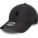 new-era-curved-brim-black-logo-9forty-metal-manchester-united-football-club-premier-league-dark-grey-adjustable-cap
