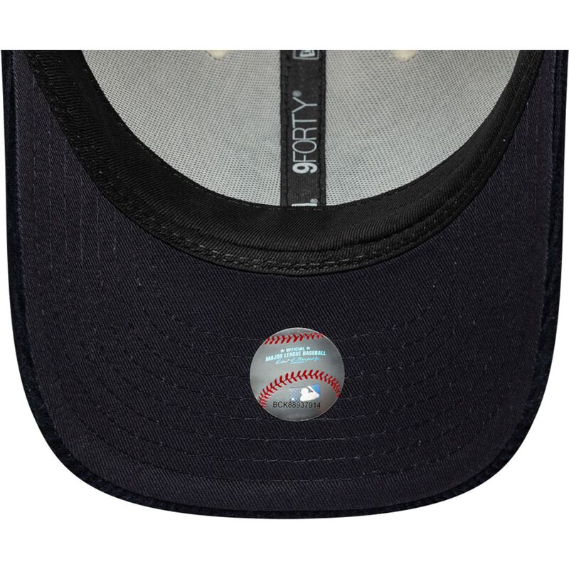 new-era-curved-brim-navy-blue-logo-9forty-m-crown-cord-new-york-yankees-mlb-beige-and-navy-blue-adjustable-cap