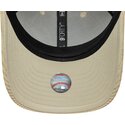 new-era-curved-brim-9forty-m-crown-cord-new-york-yankees-mlb-beige-adjustable-cap-with-beige-logo