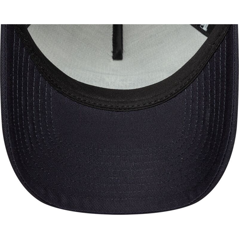 new-era-a-frame-oval-foam-patch-navy-blue-and-beige-trucker-hat new-era-a-frame-oval-foam-patch-navy-blue-and-beige-trucker-hat